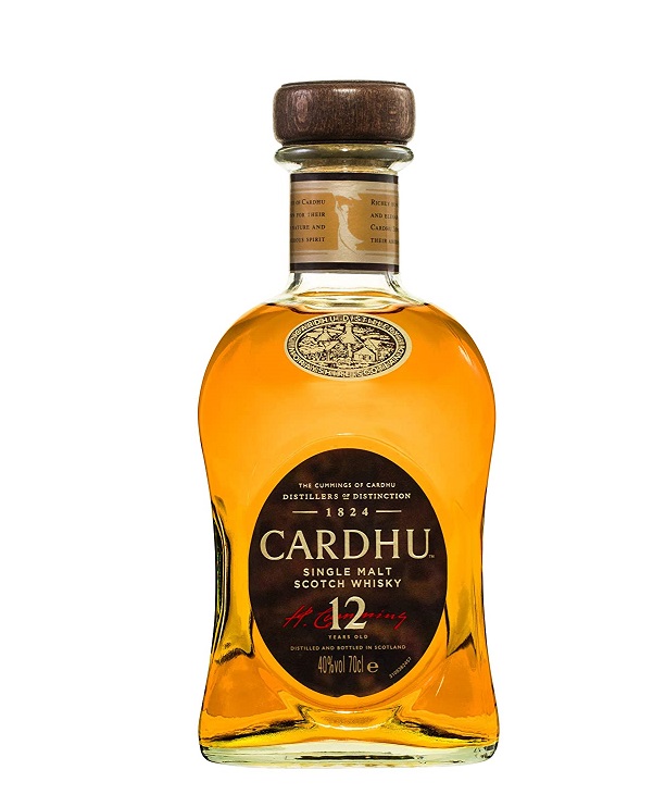 CARDHU SCOTCH WHISKEY 12 Y cl 70 BOTTTIGLIA