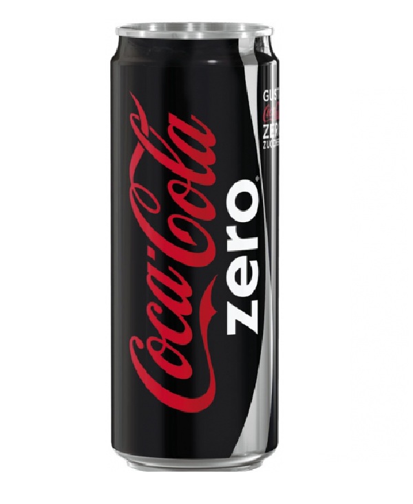 COCA COLA ZERO cl 33x24 LATTINA