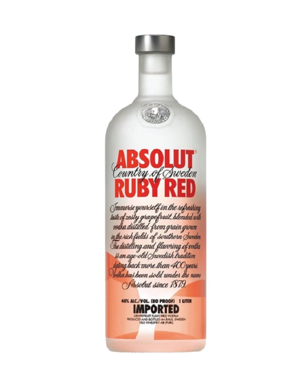VODKA ABSOLUT RUBY RED cl 100 BOTTIGLIA