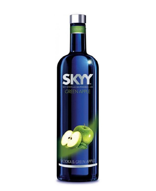 VODKA SKYY GREEN APPLE cl 70 BOTTIGLIA