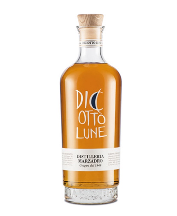 GRAPPA DICIOTTO LUNE AMBRATA cl 70 BOTTIGLIA