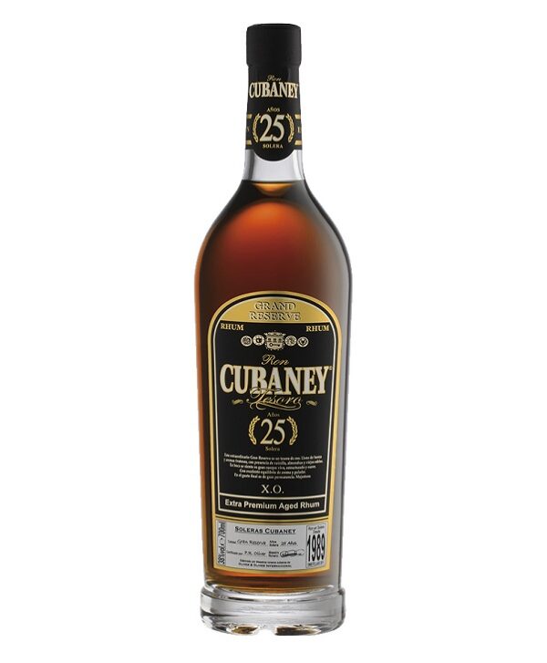 CUBANEY 25 ANOS XO cl 70 BOTTIGLIA