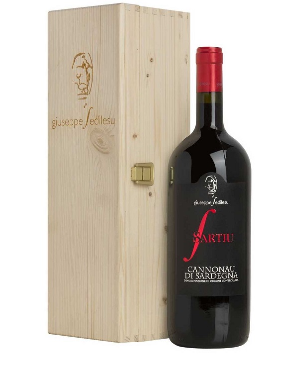 MAGNUM SARTIU CANNONAU DOC cl 150 CONFEZIONE IN LEGNO