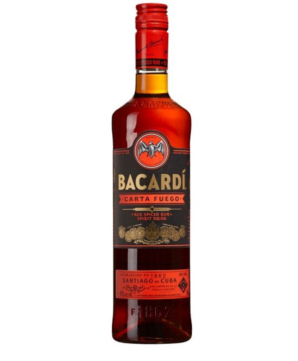 BACARDI CARTA FUEGO cl 100 BOTTIGLIA