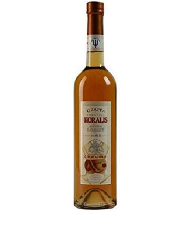 GRAPPA KORALIS BARRIQUE 24 MESI cl 70 BOTTIGLIA