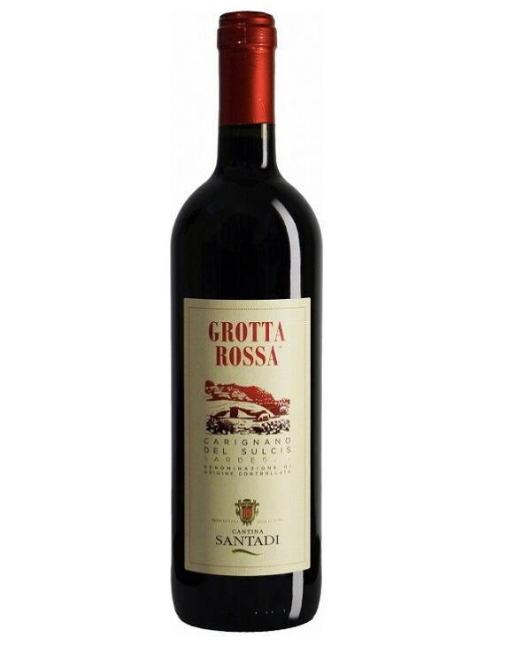 GROTTA ROSSA CARIGNANO DEL SULCIS cl 75 BOTTIGLIA