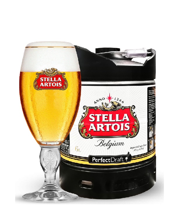 BIRRA STELLA ARTOIS LAGHER litri 6 FUSTO