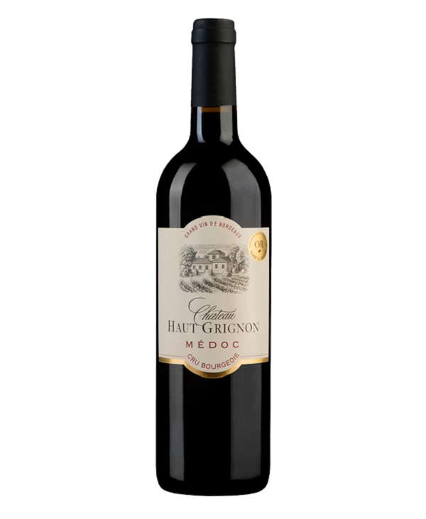 GRAND VIN DE BORDEAUX MEDOC cl 75 BOTTIGLIA CHATEAU HAUT GRIGNON - FRANCIA