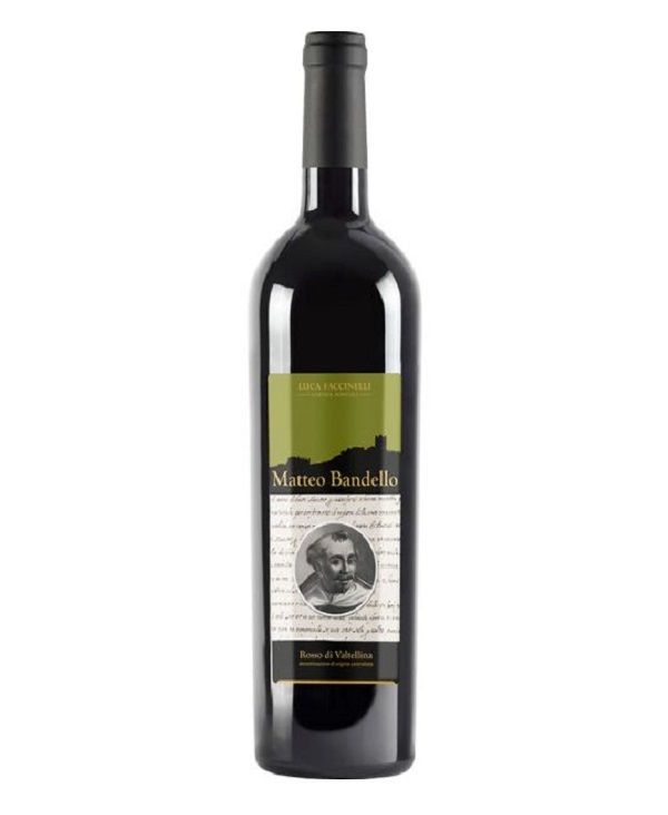 ROSSO DELLA VALTELLINA BANDELLO cl 75 BOTTIGLIA FACCINELLI - LOMBARDIA