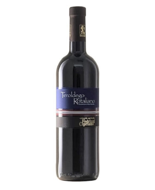 TEROLDEGO ROTALIANO DOC cl 75 BOTTIGLIA FEDRIZZI - TRENTINO ALTO ADIGE