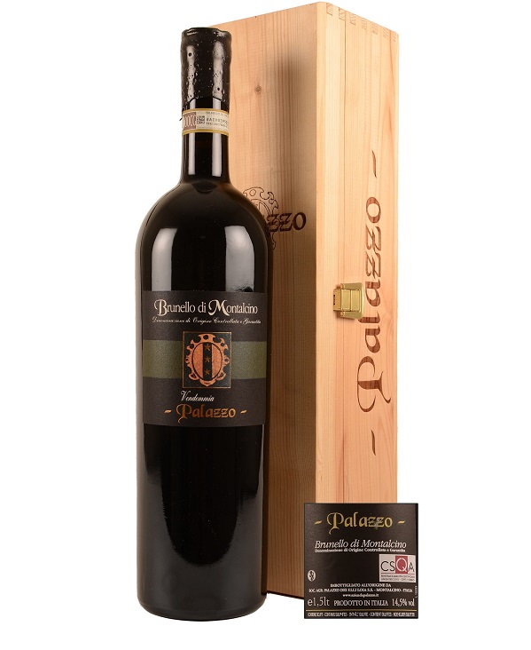 MAGNUM BRUNELLO DI MONTALCINO cl 150 ASTUCCIO IN LEGNO PALAZZO - TOSCANA