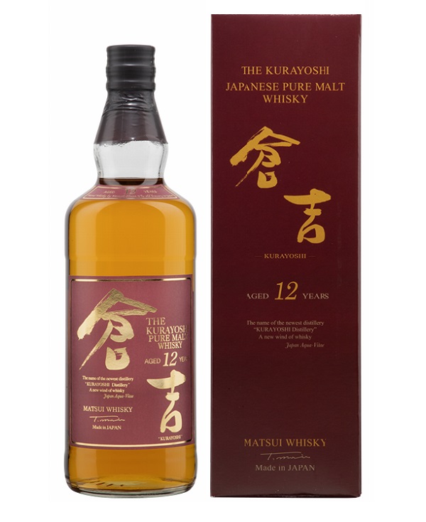 THE KURAYOSHI PURE MALT WHISKY 12 YO cl 70 BOTTIGLIA