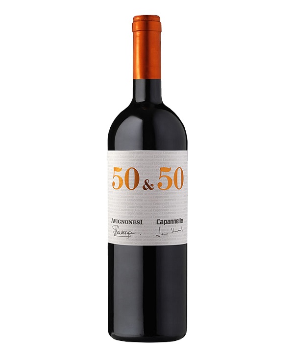 50 & 50 SANGIOVESE CAPANNELLE & MERLOT AVIGNONESI cl 75 BOTTIGLIA - TOSCANA