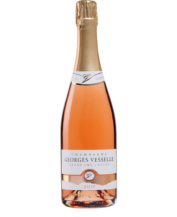 GEORGES VESSELLE CHAMPAGNE BRUT ROSE' GRAND CRU cl 75 BOTTIGLIA