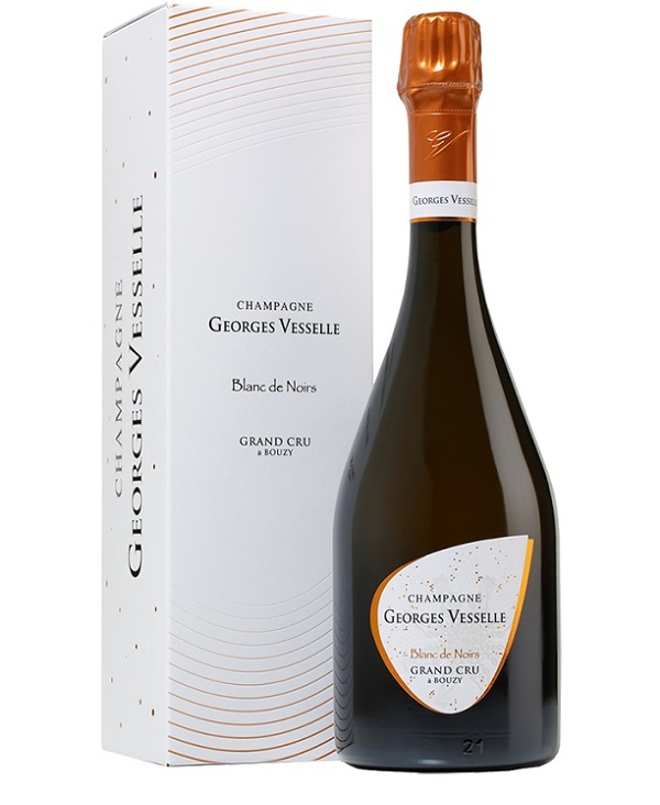 GEORGES VESSELLE BLANC DE NOIRS CHAMPAGNE EXTRA BRUT cl 75 ASTUCCIO