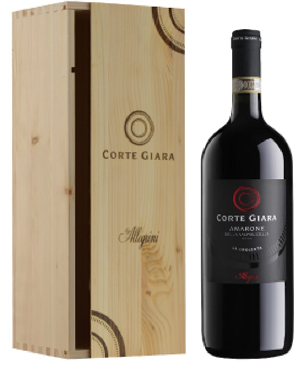 MAGNUM AMARONE VALPOLICELLA LA GROLETTA cl 150 CONFEZIONE IN LEGNO CORTE GIARA - VENETO