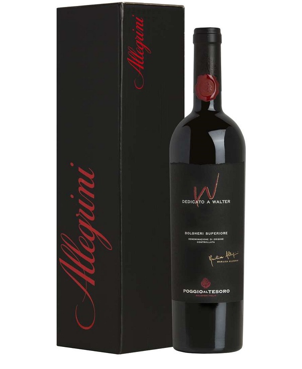 MAGNUM DEDICATO A WALTER DOC BOLGHERI ROSSO cl 150 CONFEZIONE IN LEGNO POGGIO AL TESORO - TOSCANA