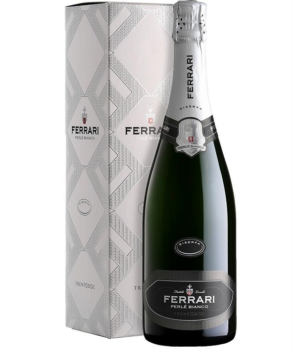 FERRARI PERLE' BIANCO TRENTO DOC RISERVA cl 75 ASTUCCIO