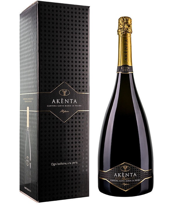 MAGNUM AKENTA MILLESIMATO SPUMANTE VERMENTINO DI SARDEGNA DOC cl 150 ASTUCCIO - SANTA MARIA LA PALMA ALGHERO