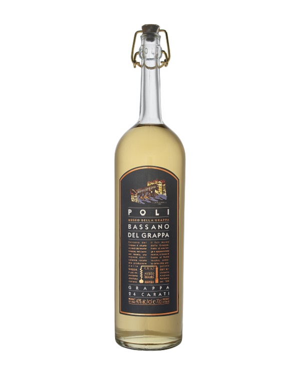 GRAPPA POLI BASSANO 24 CARATI cl 70 BOTTIGLIA