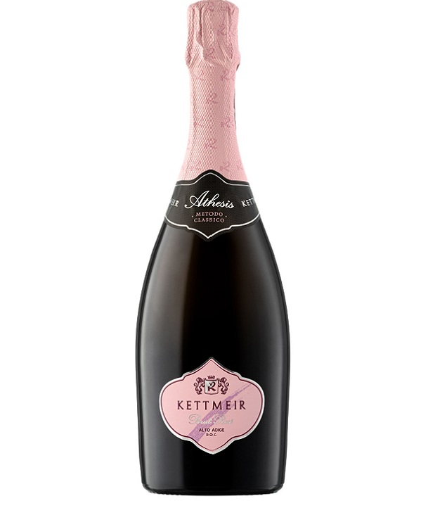 JEROBOAM KETTMEIR ATHESIS ROSE' BRUT METODO CLASSICO ALTO ADIGE DOC cl 300 ASTUCCIO