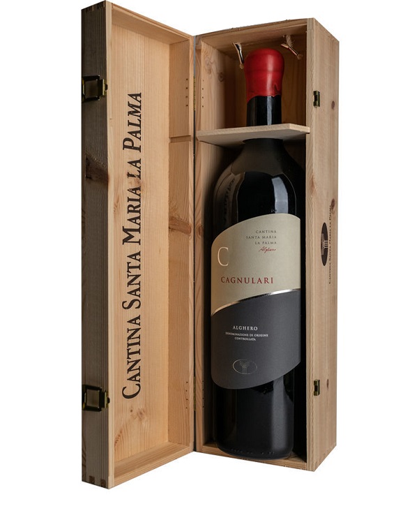 JEROBOAM CAGNULARI ALGHERO DOC cl 300 CONFEZIONE IN LEGNO - SANTA MARIA LA PALMA