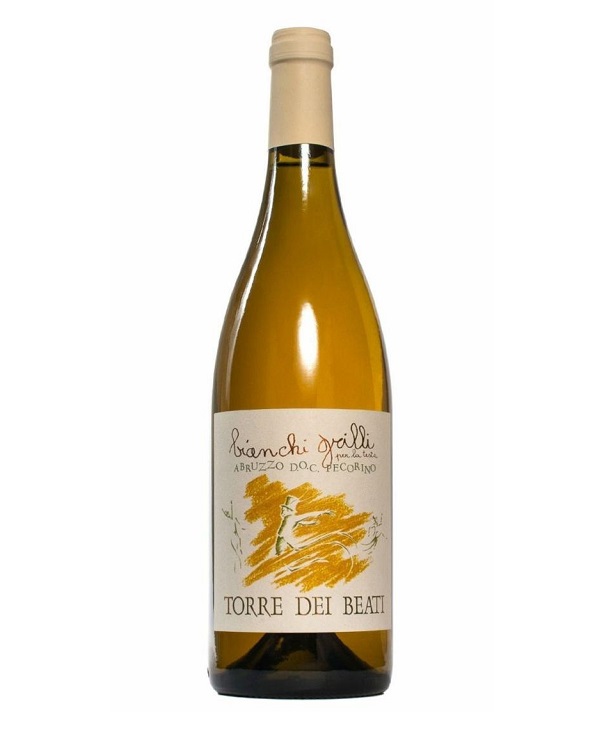 BIANCHI GRILLI DOC PECORINO cl 75 BOTTIGLIA TORRE DEI BEATI - ABRUZZO