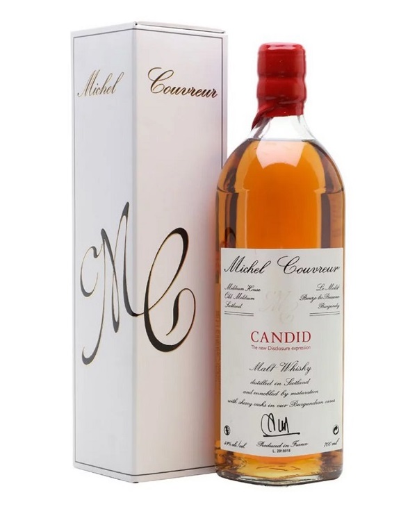 MICHEL COUVREUR CANDID MALT WHISKY cl 70 ASTUCCIO