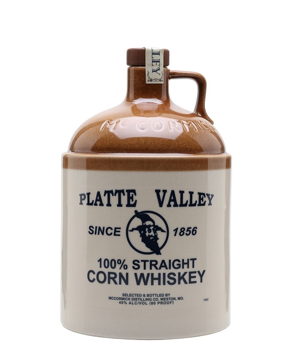 WHISKEY PLATTE VALLEY STRAIGHT CORN cl 70 BOTTIGLIA