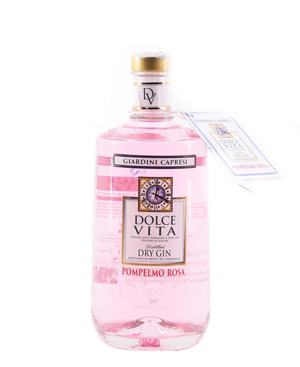 DOLCE VITA GIN POMPELMO ROSA cl 70 BOTTIGLIA