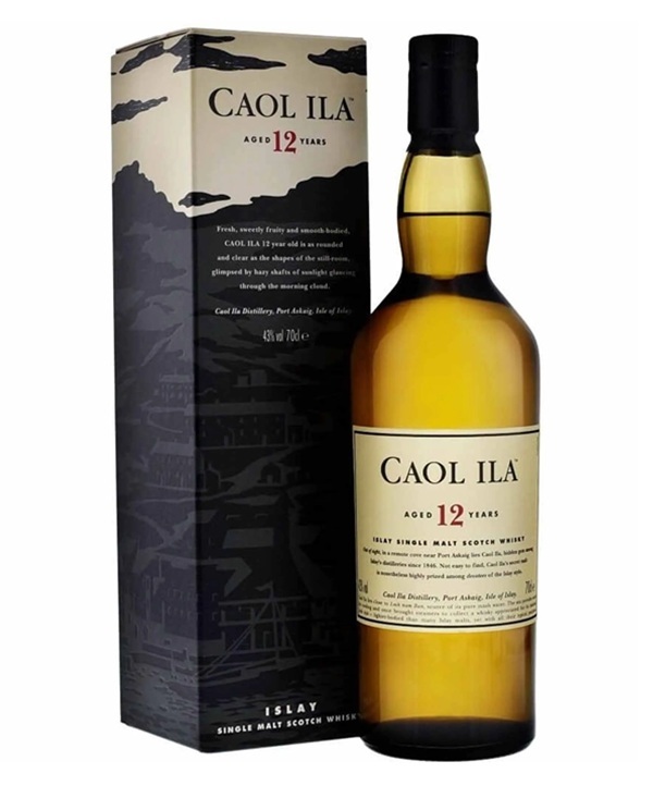 CAOL ILA WHISKY 12 YEARS OLD cl 70 BOTTIGLIA