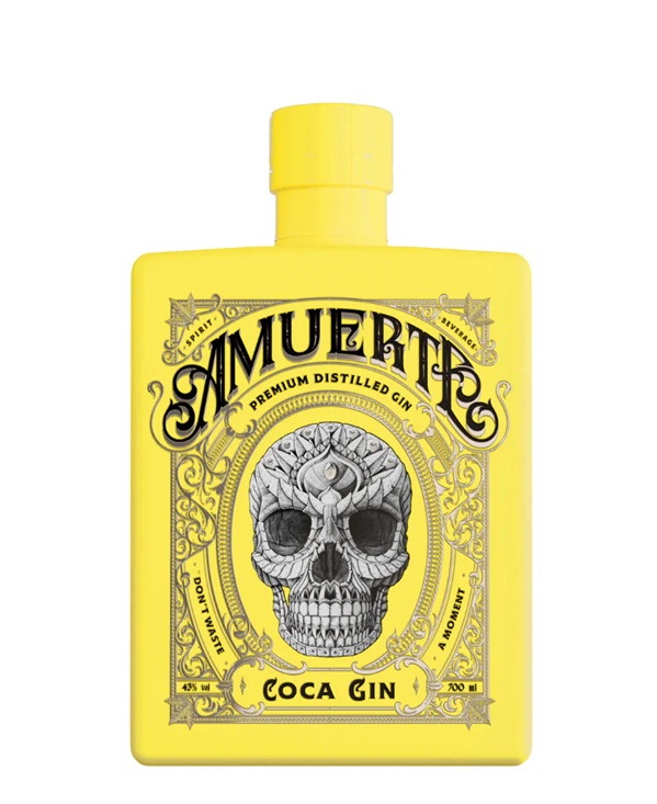 GIN AMUERTE COCA LEAF YELLOW cl 70 BOTTIGLIA