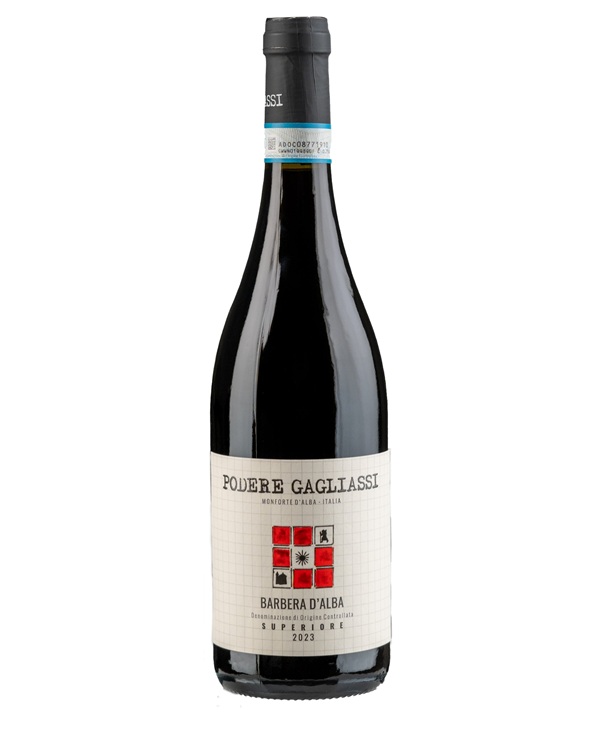 BARBERA D'ALBA SUPERIORE DOC BIO PODERE GAGLIASSI cl 75 BOTTIGLIA
