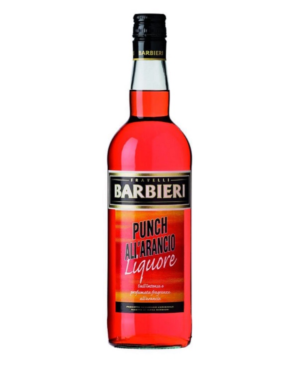 PUNCH ARANCIA BARBIERI cl 100 BOTTIGLIA