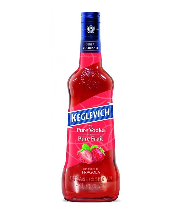 VODKA KEGLEVICH FRAGOLA cl 100 BOTTIGLIA
